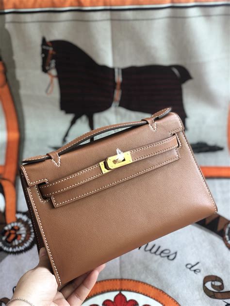 hermes small brown bag